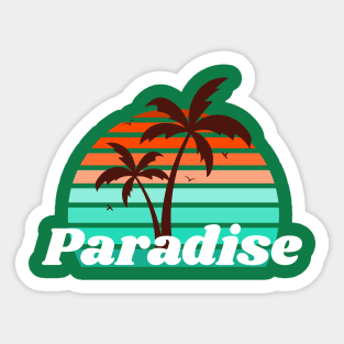 Paradise Sticker